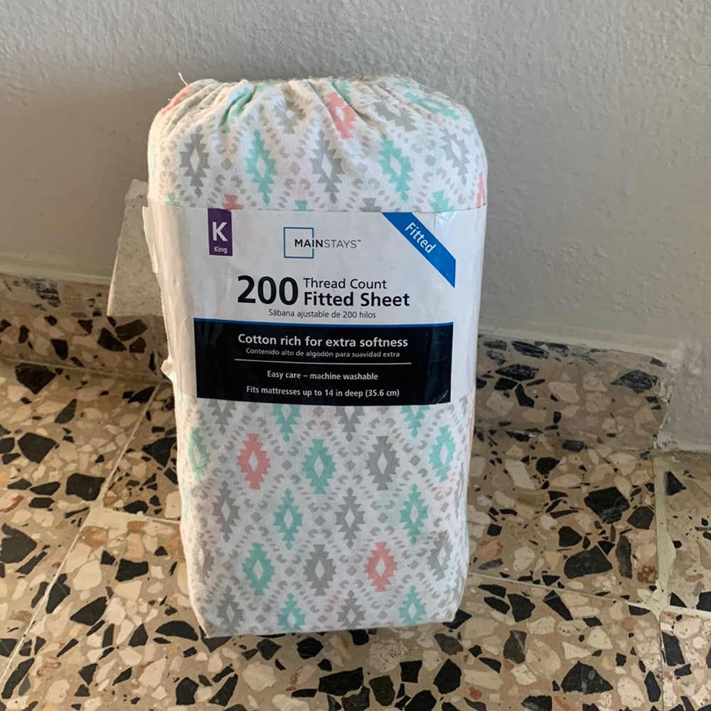 King fitted sheet